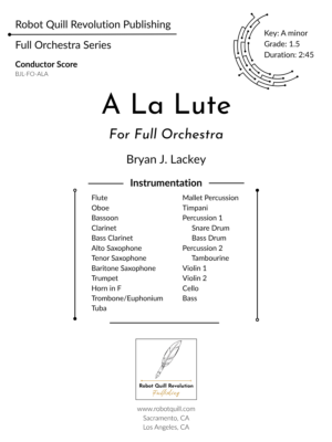 A La Lute (full orchestra version)