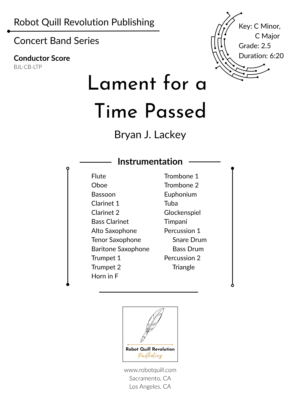 Lament For A Time Passed