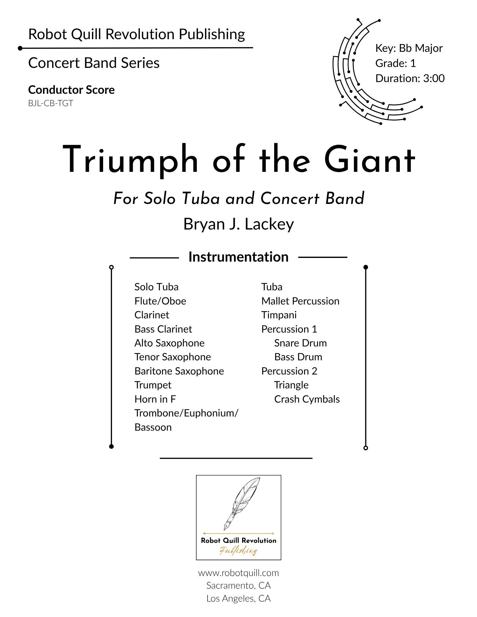 Triumph Of The Giant (tuba solo with band)