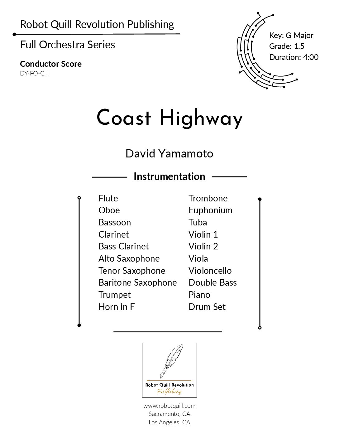 Coast Highway (A Warm and Breezy Drive) full orchestra version