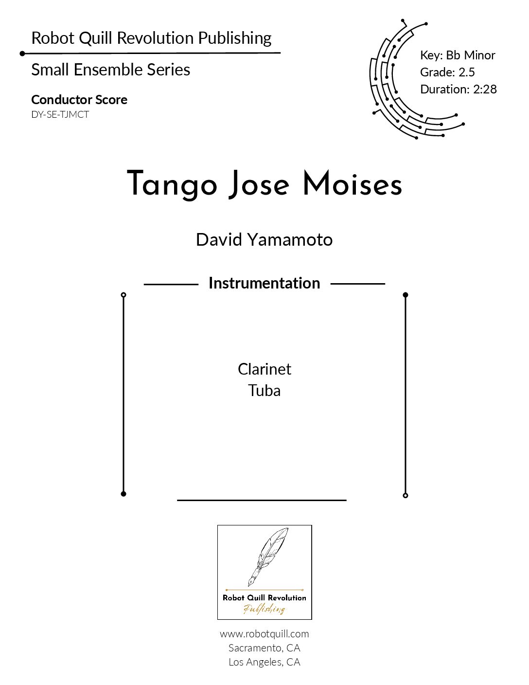 Tango Jose Moises (clarinet and tuba duet)