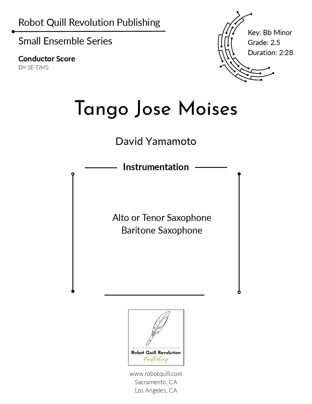 Tango Jose Moises (saxophone duet)